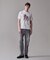 新色登場！【毎シーズン大好評】【UNISEX】ファブリックワッペン バックブルTシャツ