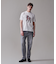 新色登場！【毎シーズン大好評】【UNISEX】ファブリックワッペン バックブルTシャツ