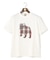 新色登場！【毎シーズン大好評】【UNISEX】ファブリックワッペン バックブルTシャツ