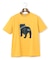 新色登場！【毎シーズン大好評】【UNISEX】ファブリックワッペン バックブルTシャツ