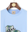 新色登場！【毎シーズン大好評】【UNISEX】ファブリックワッペン バックブルTシャツ