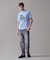 新色登場！【毎シーズン大好評】【UNISEX】ファブリックワッペン バックブルTシャツ