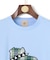 新色登場！【毎シーズン大好評】【UNISEX】ファブリックワッペン バックブルTシャツ