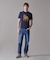 新色登場！【毎シーズン大好評】【UNISEX】ファブリックワッペン バックブルTシャツ