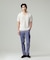 【HTBRID LINEN】スキッパーニット ポロシャツ