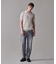 【HTBRID LINEN】スキッパーニット ポロシャツ