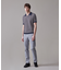 【HTBRID LINEN】スキッパーニット ポロシャツ