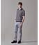 【HTBRID LINEN】スキッパーニット ポロシャツ