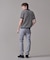 【HTBRID LINEN】スキッパーニット ポロシャツ