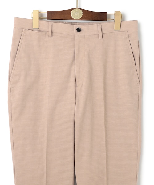 ストレッチ】シャドウ千鳥ストレッチ ステムテーパードパンツ
