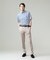 酷暑の清潔感もこれ一枚で【吸水速乾 / 抗菌防臭 / 防シワ】【J.PRESS OXFORD JERSEY】カノコインレイ半袖 シャツ / B.D.