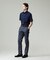 酷暑の清潔感もこれ一枚で【吸水速乾 / 抗菌防臭 / 防シワ】【J.PRESS OXFORD JERSEY】カノコインレイ半袖 シャツ / B.D.
