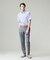 酷暑の清潔感もこれ一枚で【吸水速乾 / 抗菌防臭 / 防シワ】【J.PRESS OXFORD JERSEY】カノコインレイストライプ 半袖シャツ / B.D.
