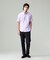 酷暑の清潔感もこれ一枚で【吸水速乾 / 抗菌防臭 / 防シワ】【J.PRESS OXFORD JERSEY】カノコインレイストライプ 半袖シャツ / B.D.