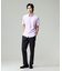 酷暑の清潔感もこれ一枚で【吸水速乾 / 抗菌防臭 / 防シワ】【J.PRESS OXFORD JERSEY】カノコインレイストライプ 半袖シャツ / B.D.