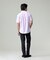 酷暑の清潔感もこれ一枚で【吸水速乾 / 抗菌防臭 / 防シワ】【J.PRESS OXFORD JERSEY】カノコインレイストライプ 半袖シャツ / B.D.