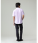酷暑の清潔感もこれ一枚で【吸水速乾 / 抗菌防臭 / 防シワ】【J.PRESS OXFORD JERSEY】カノコインレイストライプ 半袖シャツ / B.D.