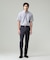 【吸水速乾 / 抗菌防臭 / 防シワ】【J.PRESS OXFORD JERSEY】カノコインレイマイクロストライプ 半袖シャツ / B.D.