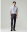 【吸水速乾 / 抗菌防臭 / 防シワ】【J.PRESS OXFORD JERSEY】カノコインレイマイクロストライプ 半袖シャツ / B.D.
