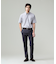 【吸水速乾 / 抗菌防臭 / 防シワ】【J.PRESS OXFORD JERSEY】カノコインレイマイクロストライプ 半袖シャツ / B.D.