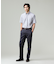 【吸水速乾 / 抗菌防臭 / 防シワ】【J.PRESS OXFORD JERSEY】カノコインレイマイクロストライプ 半袖シャツ / B.D.