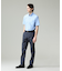 【吸水速乾 / 抗菌防臭 / 防シワ】【J.PRESS OXFORD JERSEY】カノコインレイマイクロストライプ 半袖シャツ / B.D.