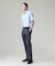 【吸水速乾 / 抗菌防臭 / 防シワ】【J.PRESS OXFORD JERSEY】カノコインレイマイクロストライプ 半袖シャツ / B.D.