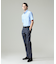 【吸水速乾 / 抗菌防臭 / 防シワ】【J.PRESS OXFORD JERSEY】カノコインレイマイクロストライプ 半袖シャツ / B.D.