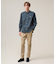 このさりげなさが大人気【IVY COLLECTION】【UNISEX】バックブルオックスガーメントダイ シャツ