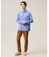 このさりげなさが大人気【IVY COLLECTION】【UNISEX】バックブルチェックガーメントダイ シャツ / B.D.