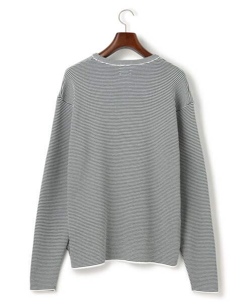 map.ボーダーロンT M MINEDENIM - Hazy Border L/S T-SH （RPT） ロングスリーブ
