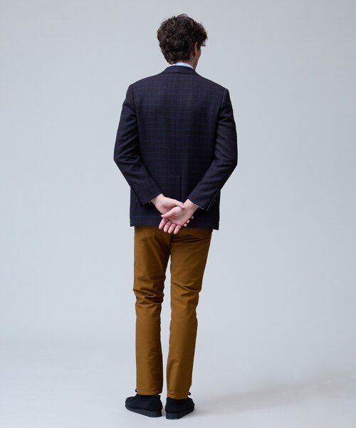 専用★45R LOVATツイードジャケット　裏地チェック柄　ブラウン　サイズ1 LOVAT / ラバット】カントリーチェック ツイードジャケット