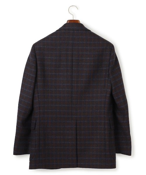 美品【定価8万】45R × Lovat(ラバット)社製 別注ツイードジャケット KING SIZE】【定番】LOVAT LAVEROCK TWEED ヘリンボンツイード