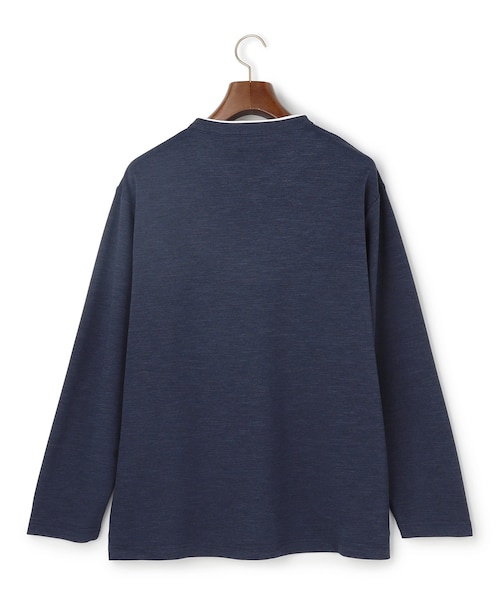 WEB・一部店舗限定】Vネックフェイクレイヤード ロングスリーブT