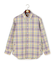 オックスフォードマルチカラーチェック シャツブルゾン
