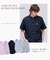 ひんやりで品あり【吸水速乾 / 接触冷感 / 高通気性】Aero Weave クールマックスサッカー チェック シャツ / B.D.
