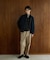 ガーメントダイ チノトラウザーズ / PIPED STEM