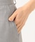 【洗える】TRシャークスキン ワイドパンツ