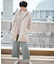 【洗える】TRシャークスキン ワイドパンツ
