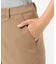 【洗える】T/Rアルガンシルク クロップドパンツ
