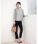 【洗える】T/Rアルガンシルク クロップドパンツ