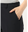 【洗える】T/Rアルガンシルク クロップドパンツ