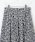 【洗える】ポリエステルデシンフラワープリント スカート