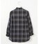 【洗える】 ハイツイストチェック シャツカラー ブラウス