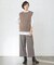 【洗える】DRALON MERINO ニットベスト