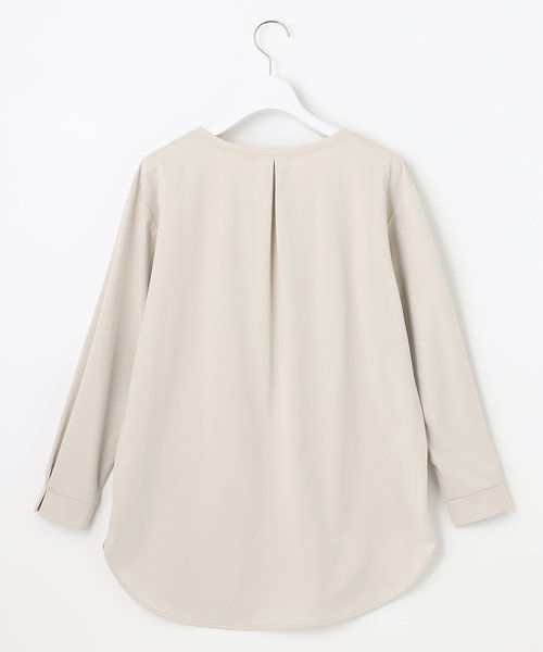 【吸水速乾】プレーティングジャージー シャツテール カットソー