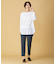 【洗える】アルガンシルク テーパード パンツ