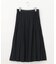 【洗える】パウダージャージー プリーツ スカート