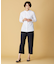 【洗える】アルガンシルク ワイドパンツ
