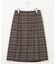 ミルドウールリバーチェック スカート